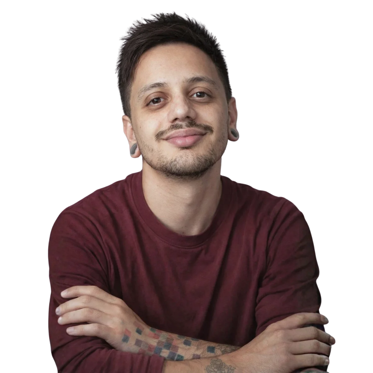 Guilherme, fundador da Blackcat Brand